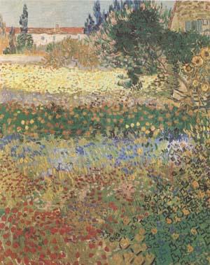 Vincent Van Gogh Garden in Bloom (mk09) oil painting picture